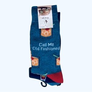 Panama Jack Blue 'Call Me Old Fashioned' 2 Pairs Socks New